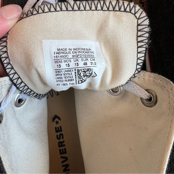 Converse All Star High-Top Sneakers — Black Denim - Picture 4 of 6